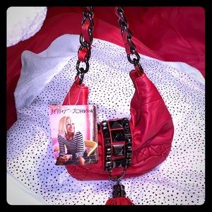 Betsey Johnson Red leather purse